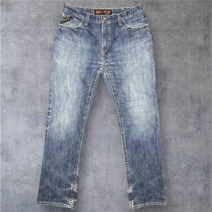 Ariat Men's Classic Bootcut Denim Jeans 
Some wear on bottom hems